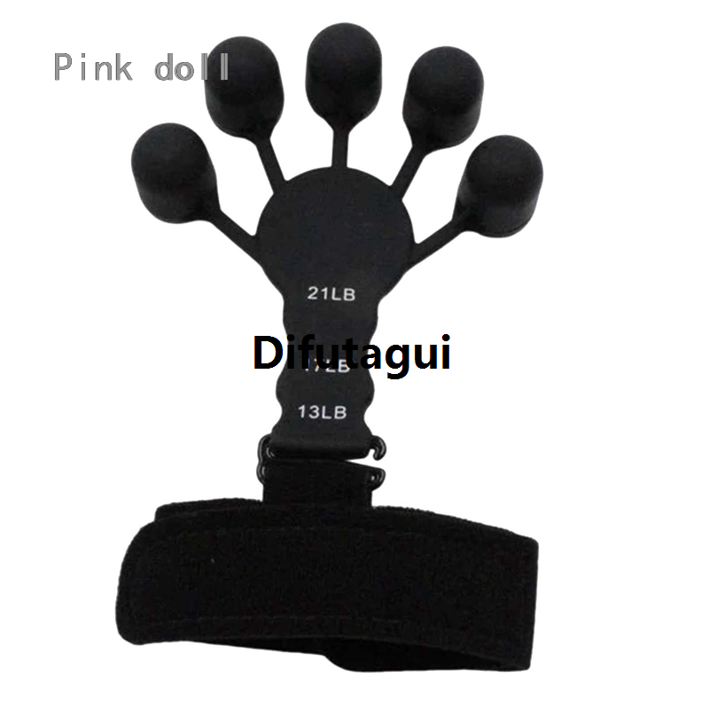 Difutagui Pink Doll 1pcs Finger Gripper Patients Hand Strengthening Guitar Finger Bargain price Flexion And Extension Training Device 6 Resistant Strength Trainer