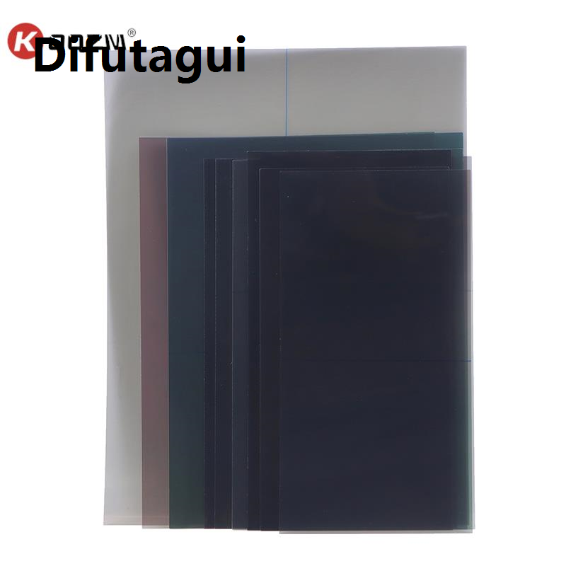 Difutagui Fifty percent discount 1pc Various Sizes Polarizing Film Polarizer Watch Multimeter Calculator LCD Display Repair Polarization 0 Degree/90 Degree Film