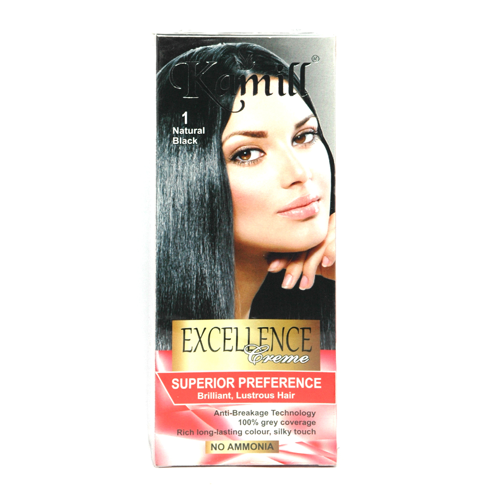 Kamill Excellence Brown Black Hair Color (50ml+50ml)