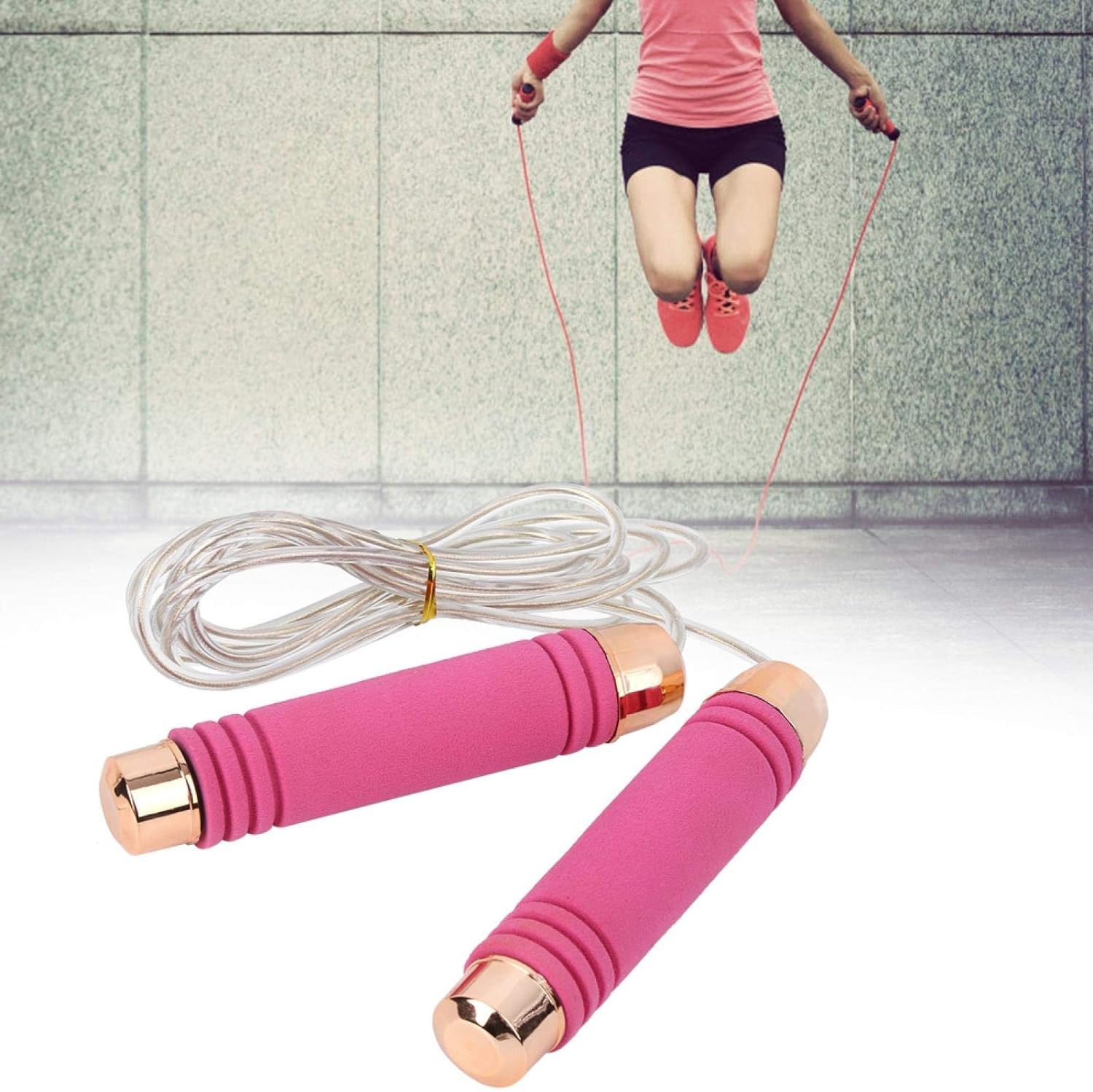 Skipping Rope Adjustable Skipping Jumping Rope(1 pcs)
