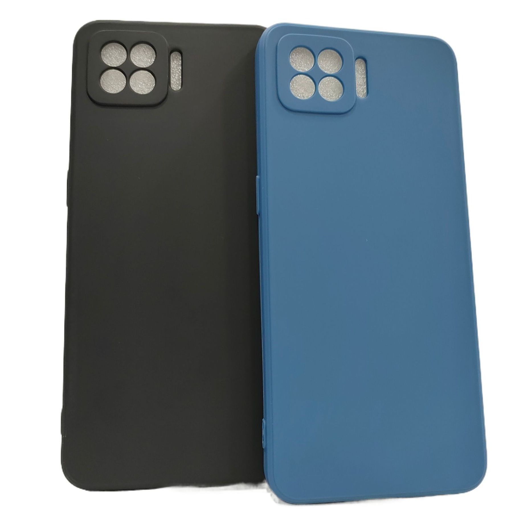 Oppo F17 Pro Silicone Soft Cover Case -Microfiber Inside