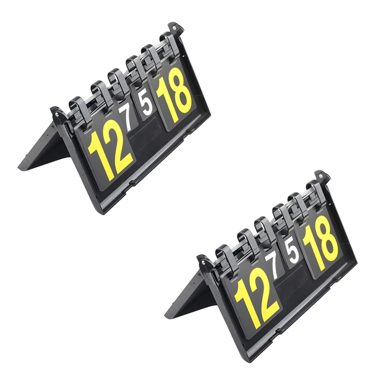 JINMY 2X 4 Digit Score Board Basketball Football Volleyball Sport Table Tennis Scoreboard Waterproof Scoreboard
