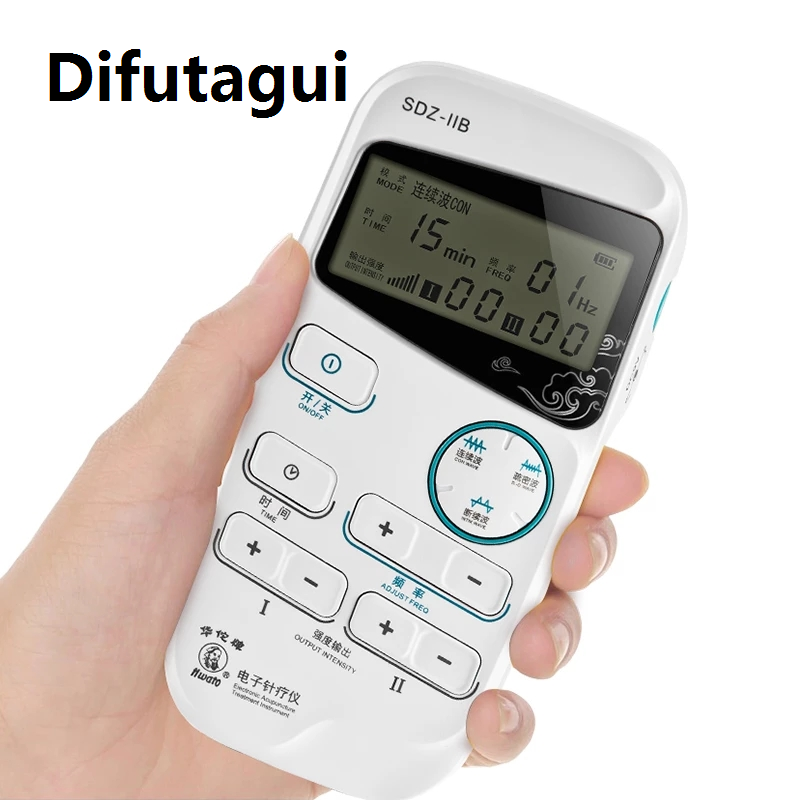 Difutagui Fifty percent discount Pulse Massage TENS For Pain Relief and Muscle Recovery Dual Channel Electronic Acupuncturist Treatment Instrument