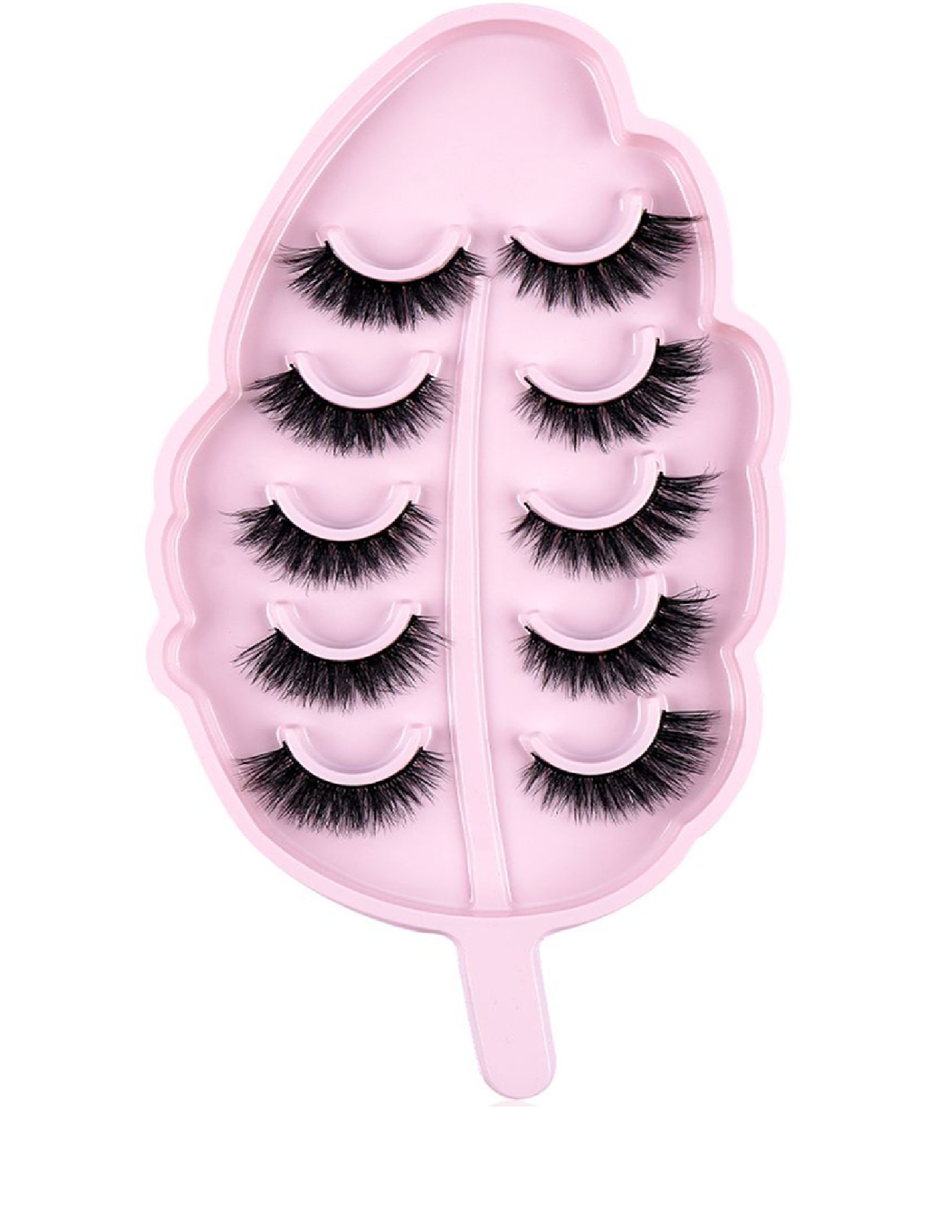 MAANGE MAGEFY 5 Pairs Natural Long Mink Soft and Fluffy Dynamic 3D False Eyelashes MGY7856