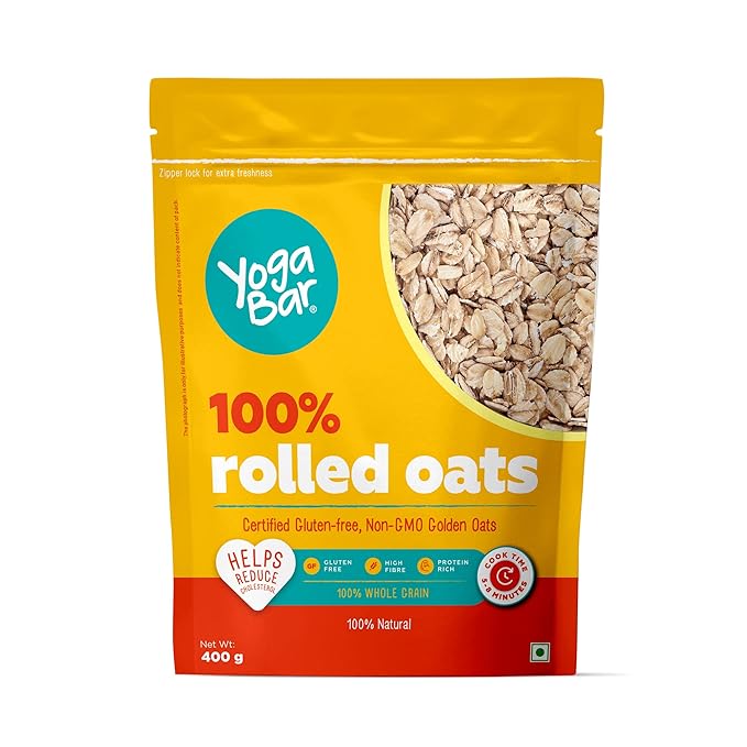 Yogabar Super Oats - 100% Golden Rolled 400g