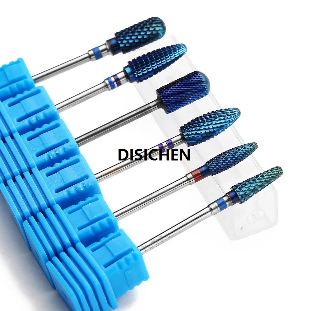 DISICHEN 1pcs Nail drill Bit Tungsten Carbide Burr Nail Milling Cutter for Manicure Machine Electric Nail Files Accessories Tools Special