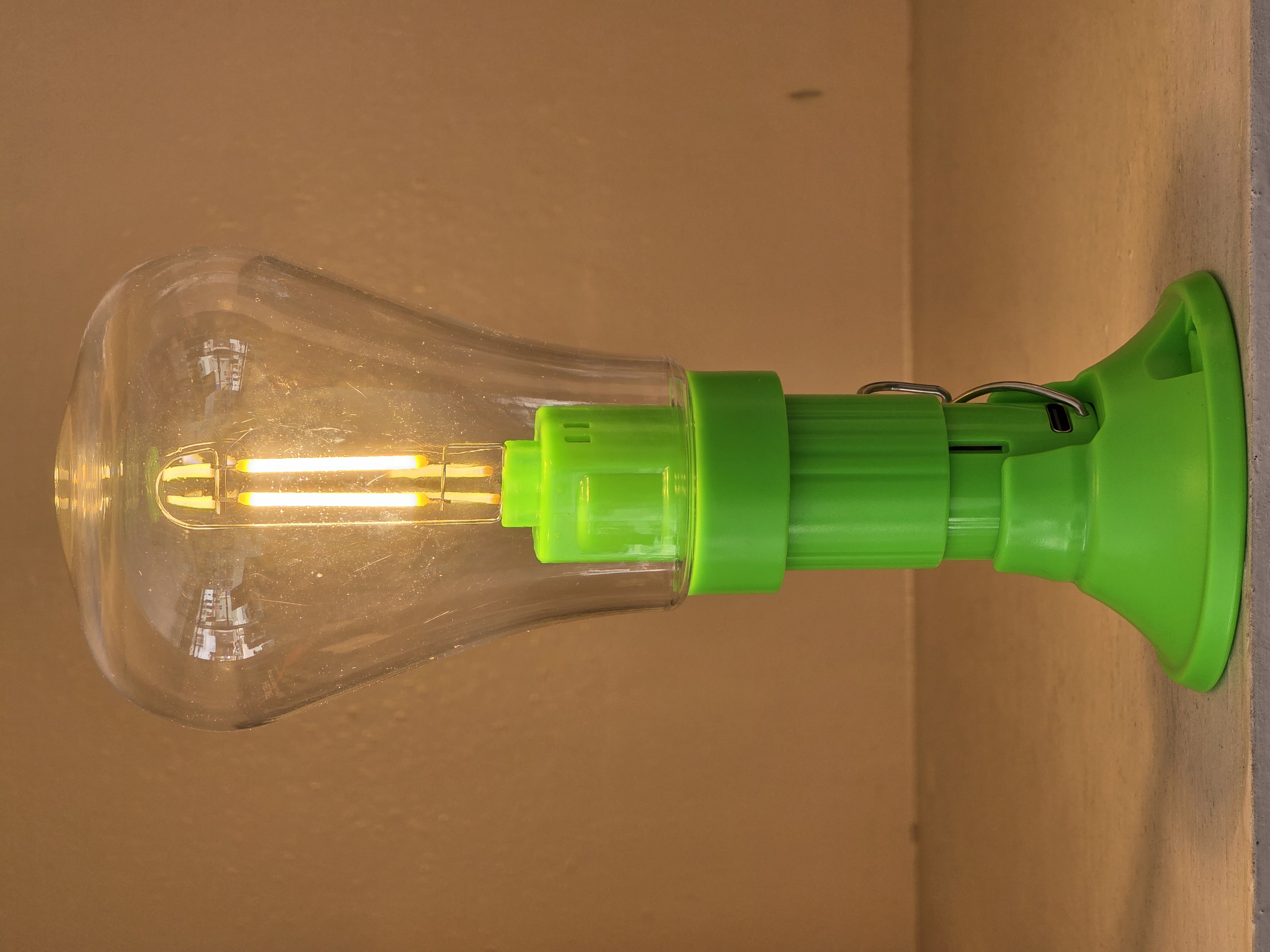 Rechargeable LED Lamp 5W - Automatic Emergency Light with AC/DC Function & Built-in Battery