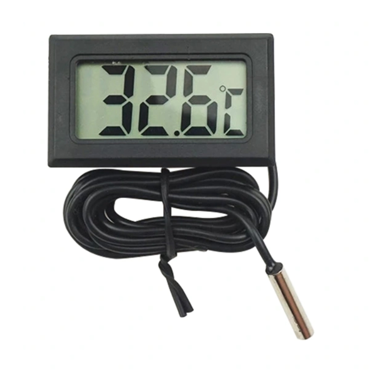 Digital Thermometer For Aquarium Pond BioFloc Fish Farming Incubator Swimming Pool By Crown Aquatics