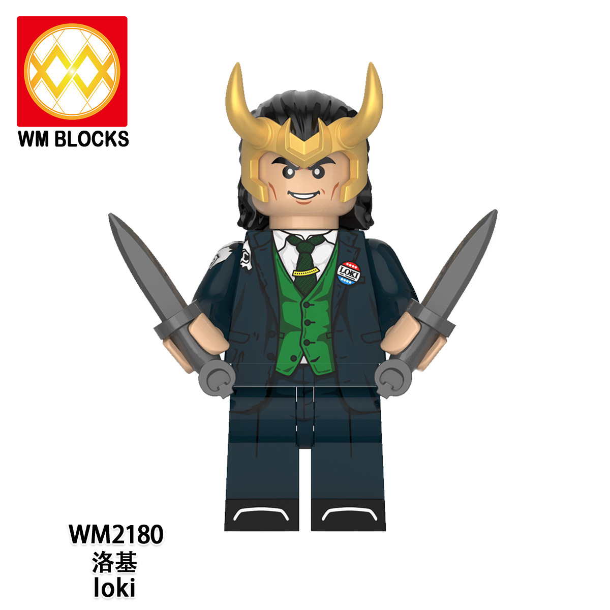 Bizzy Single Sale NEW Marvel Superhero Loki Action Figure Building Blocks Model Compatible MOC Bricks Educational Toys For Children Gifts WM6118
