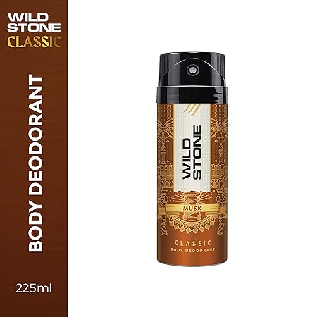 Wild Stone Classic Musk Deodorant Body Spray for Men 160ml