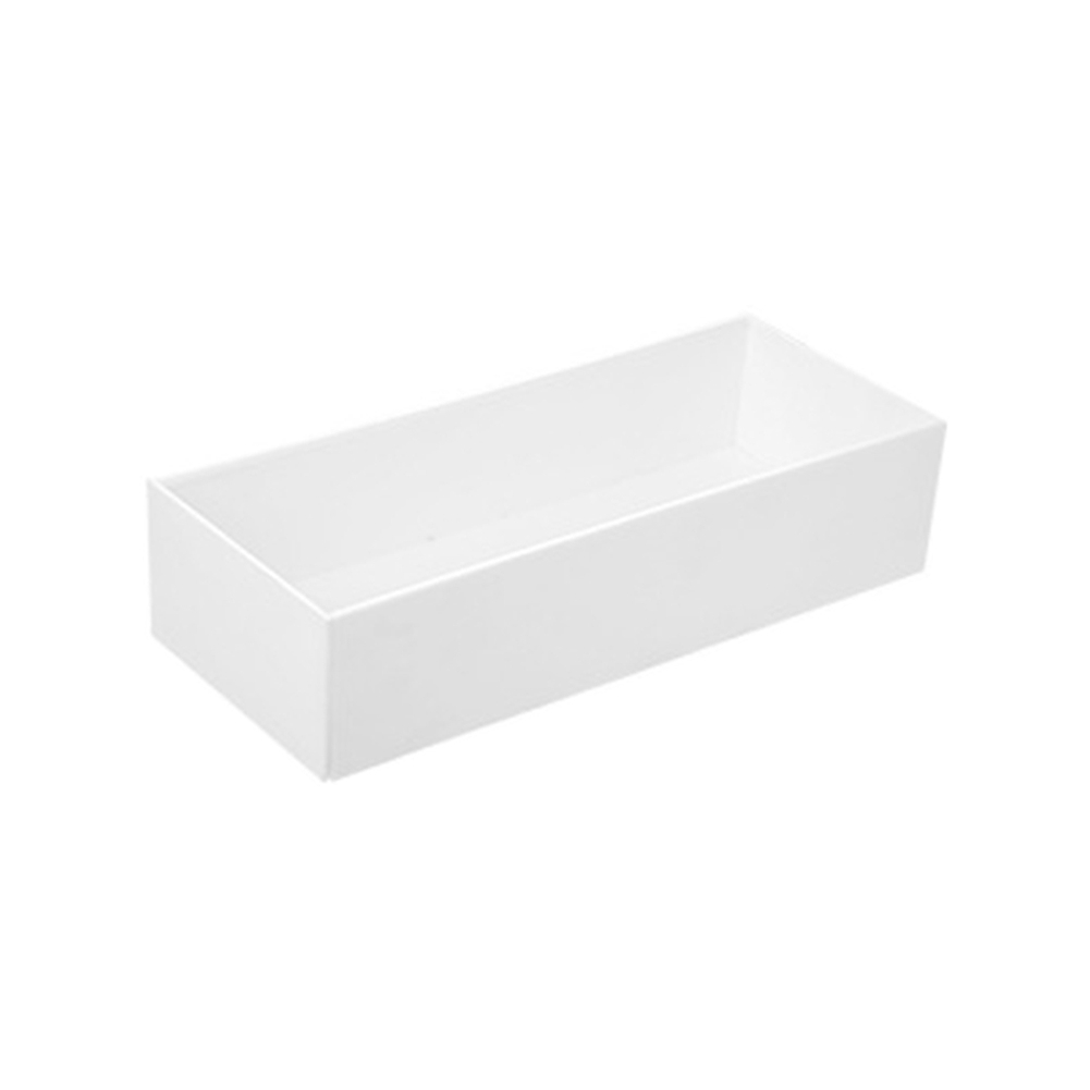 JAERBEE Pull-Out Cabinet Organizer Kitchen Sliding Cabinet Basket Organizer Retractable Drawer Dividers Storage Box Rectangle