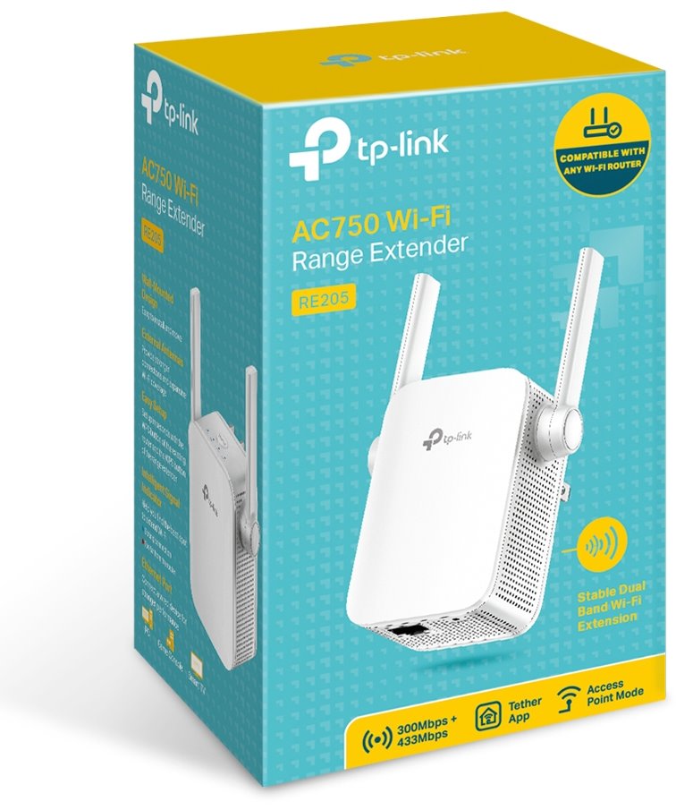 Tp-Link RE200 AC750 WiFi Range Extender