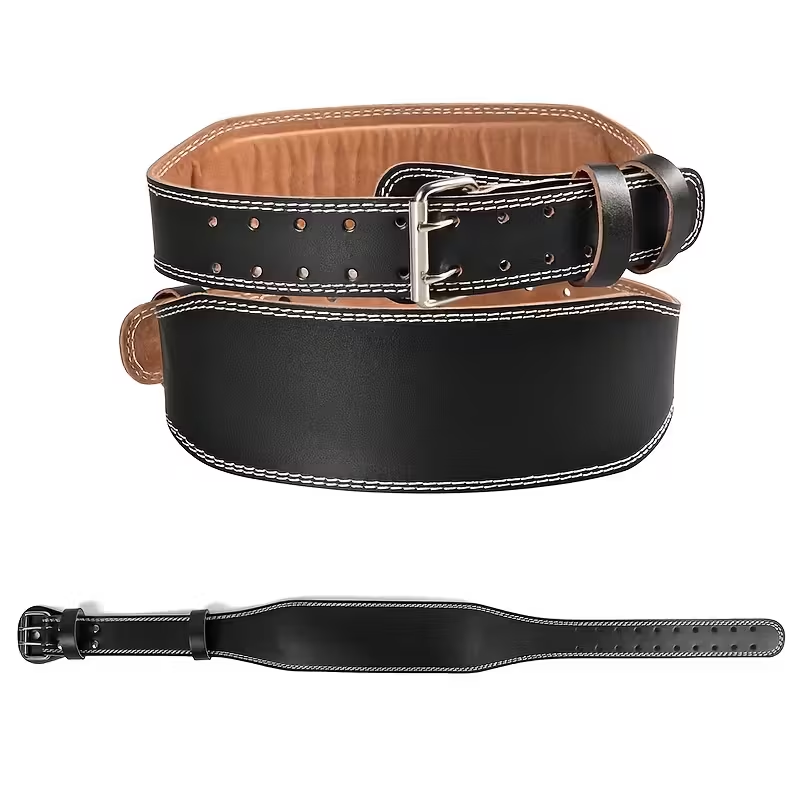 Gym Belt Leather Widely Applied Workout Belt Touch Great Lumbar Back Support Weightbelt