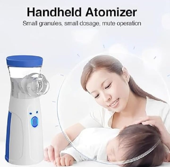 Portable Mesh Nebulizer Machine Cool Mist Inhaler for Children By SajhaExpress