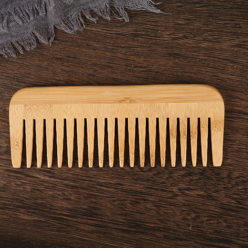 Maange Bamboo Hair Comb MAG13006E 1 Pc Natural Hairdressing Tool