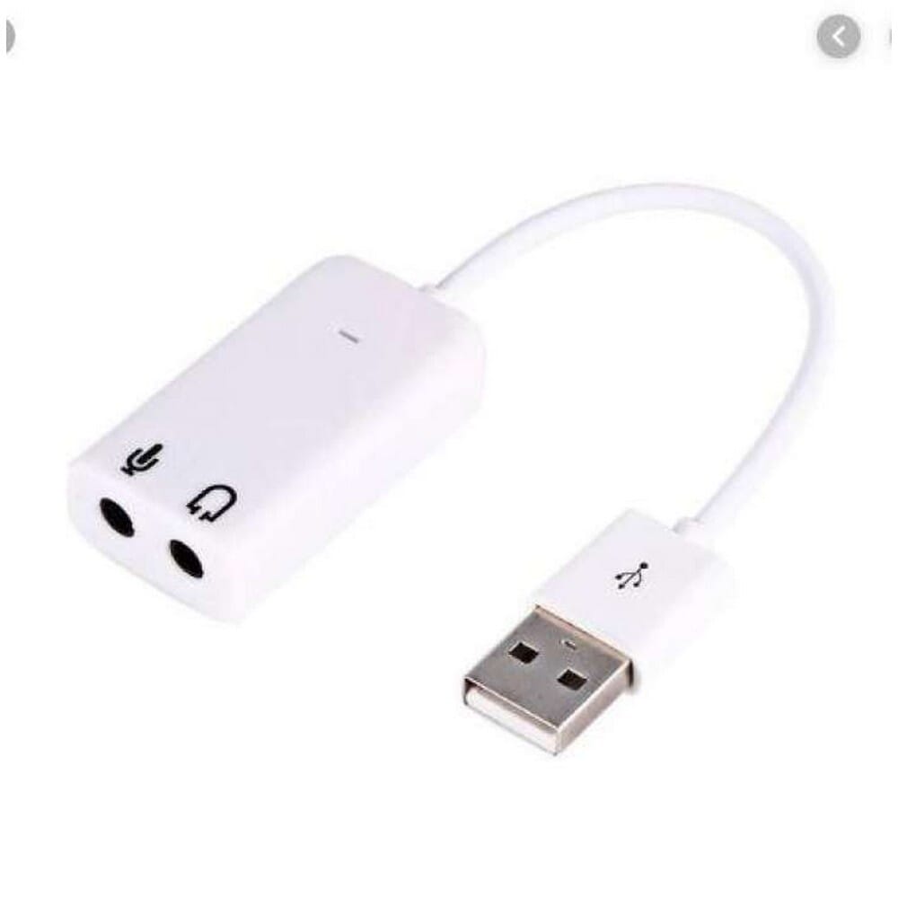 USB 2.0 Virtual 7.1 Channel Audio Sound Card Adapter