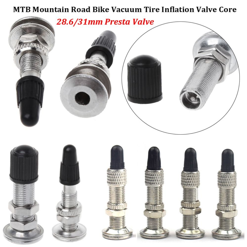 High Quality Ultralight 28.6/31mm Presta Valve Zinc Alloy Multistyles MTB Mountain Road Bike Vacuum Tire Inner Tire Air Valve