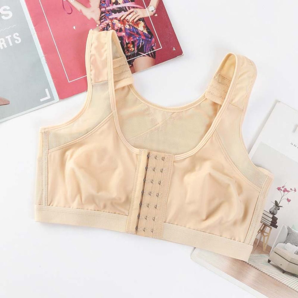 Casual Plus Size Yoga Sports Bra Adjustable Mesh Gauze Women's Push Up Bra Sport Bralette Beauty Back Racerback Bras Female Women