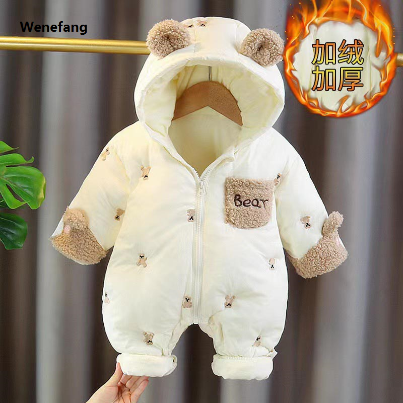 Wenefang Adorable Babies Onesie Sully Anime Oufit Baby Boy Girl Clothes Soft Luxury Warm Winter Sleepwear Homewear Halloween Party Jumpsuit 0-3Y