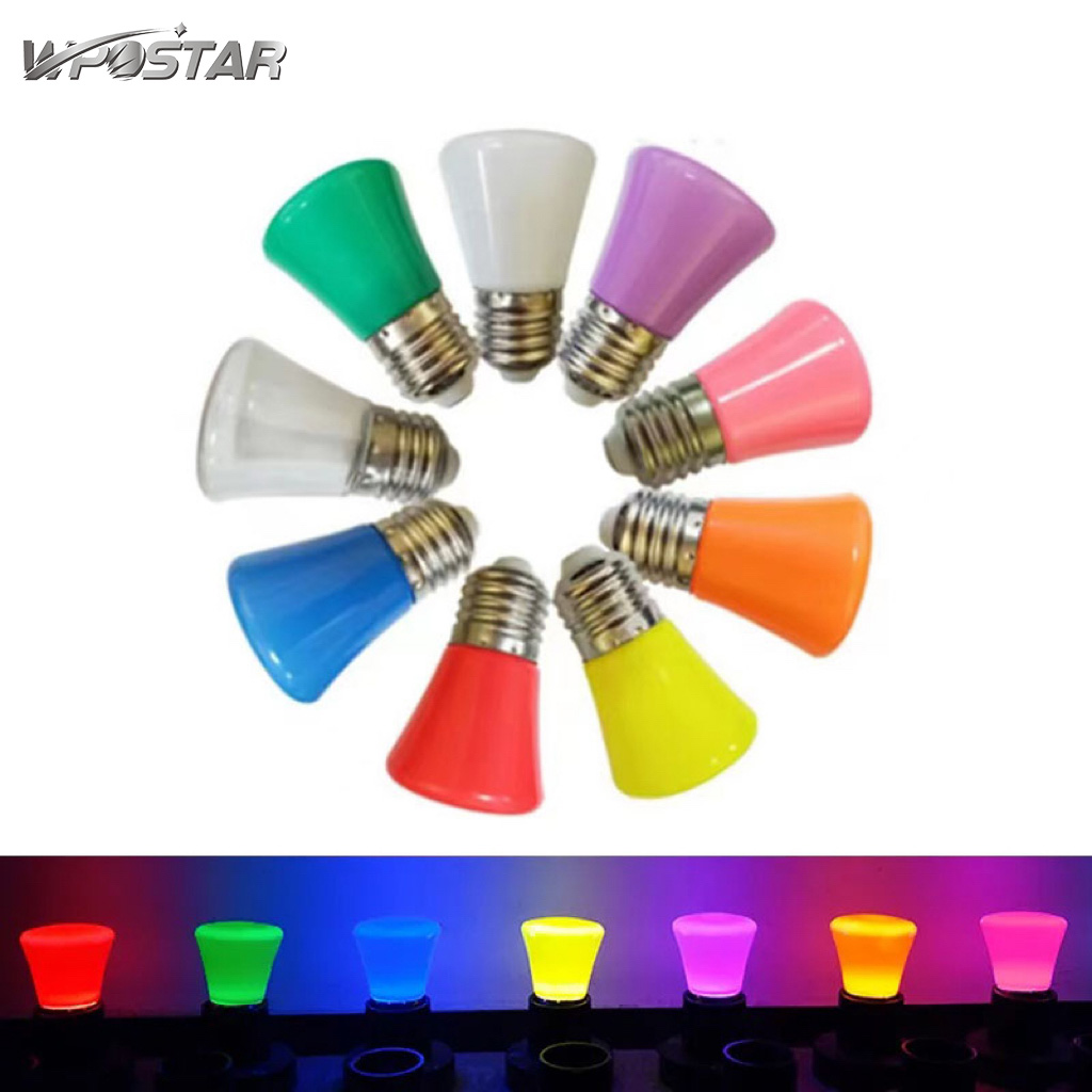 Colorful LED Bulb E27 3W Outdoor Indoor Bulb Energy-Saving Color Lamp KTV Bar Spot Light