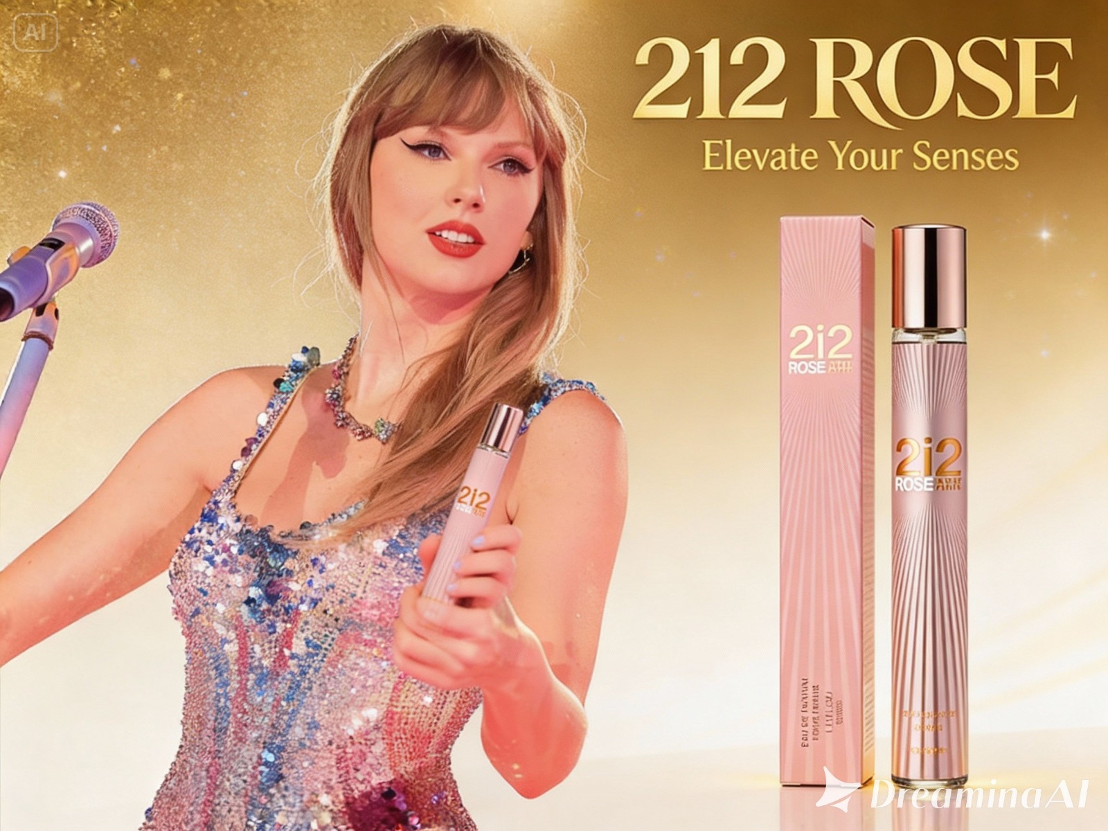 212 Rose Perfume | Luxury Long-Lasting Feminine Fragrance | 35ml