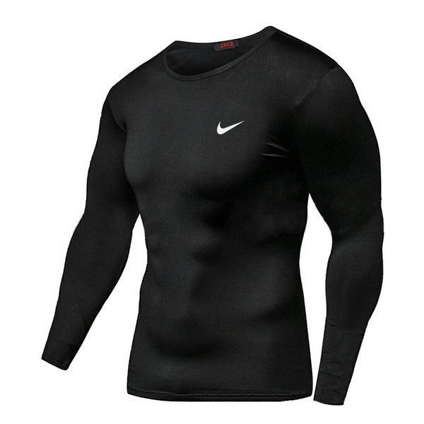 Black Full Sleeves Fitting Compression Shirt For Men