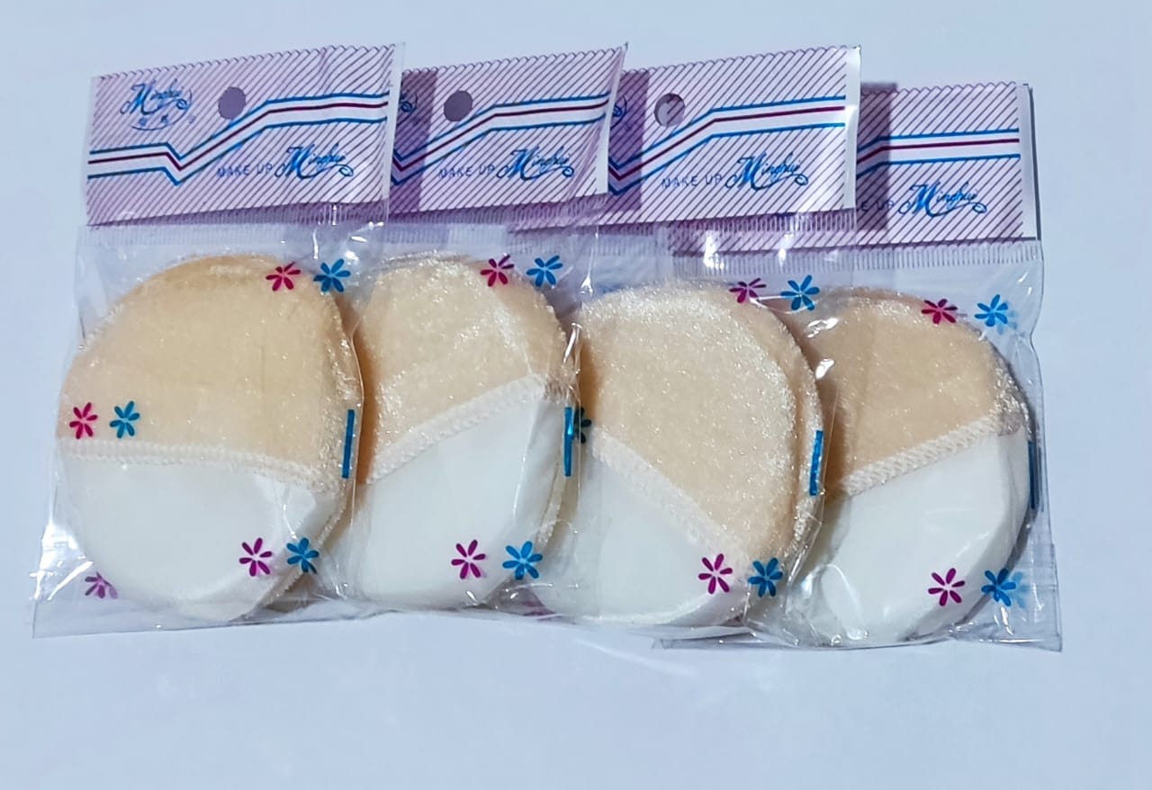 4 Pieces of Powder Puff For Face Powder Sponge Makeup