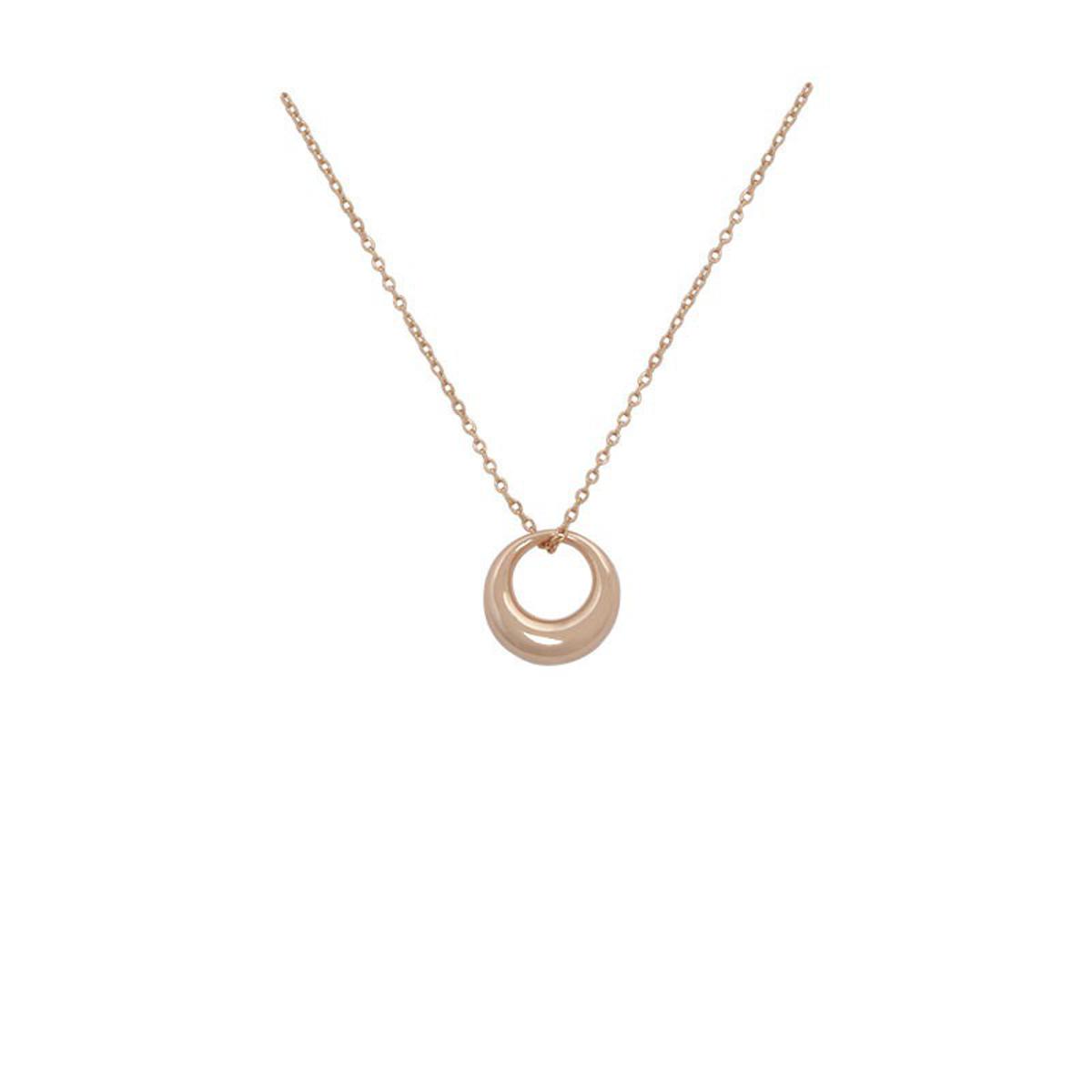 Korean Ins Girl Circle Pendant Necklace 2023 New