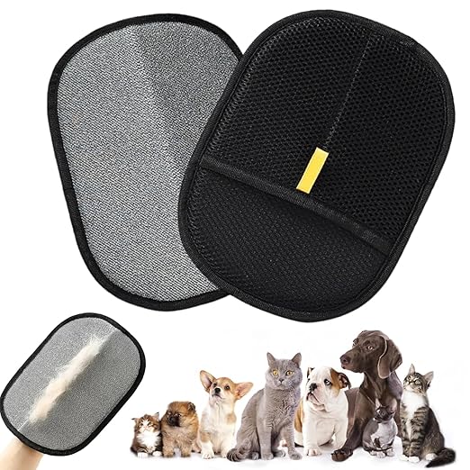 1 Piece Pet Hair Removal Glove, Reusable Pet Hair Remover Tool for Clothing, Couch, Carpet