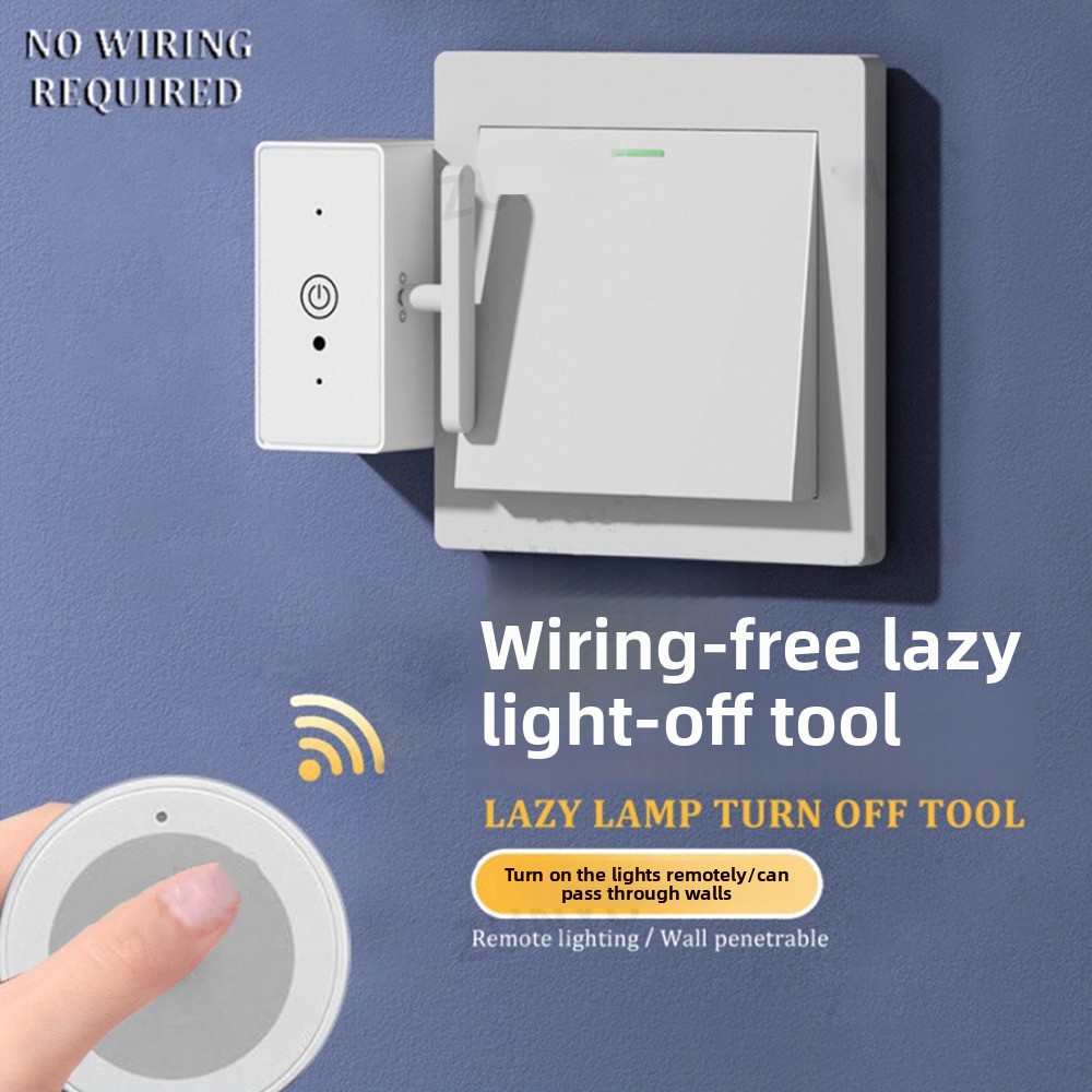 New Smart Wireless Remote Control Switch Remote Control Universal Automatic Light Controller Wireless Light Switch for Bedroom Lazy People