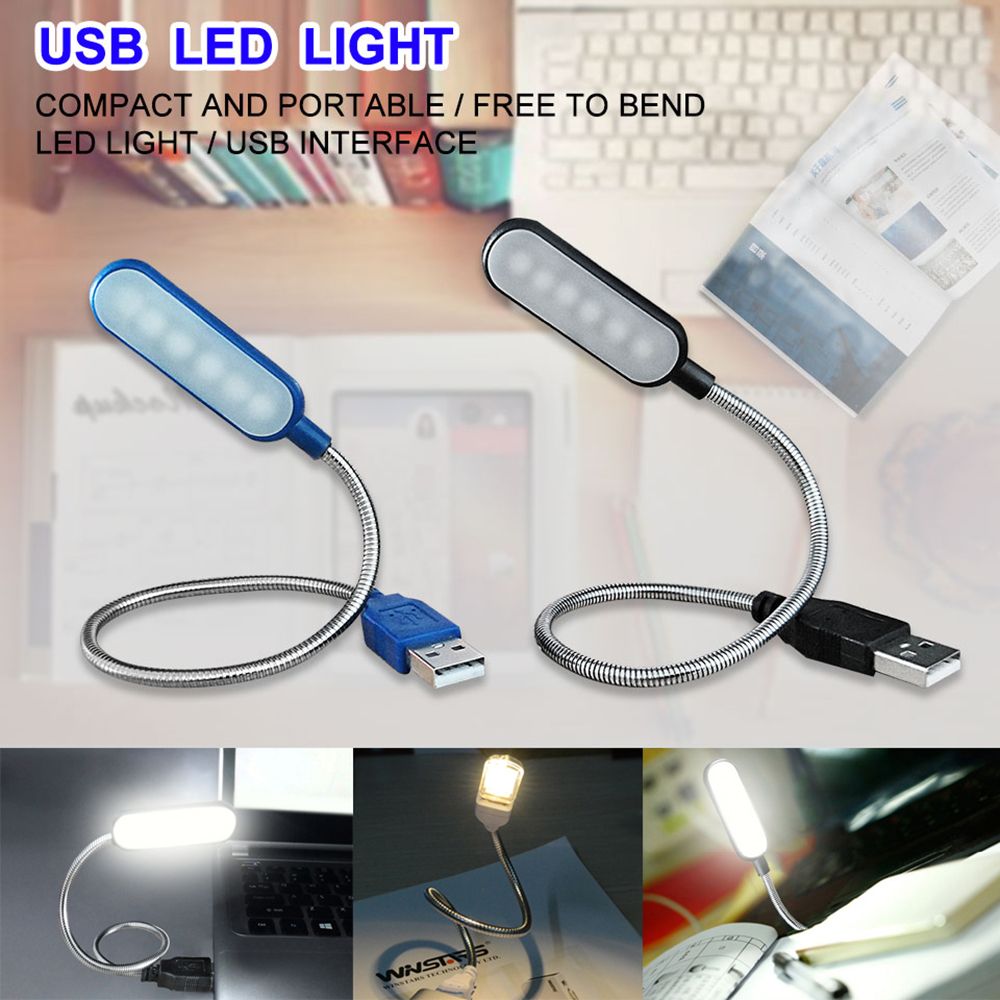 Flexible Universal Student Mini Notebook Computer LED Reading Lamp Book Light Night Light