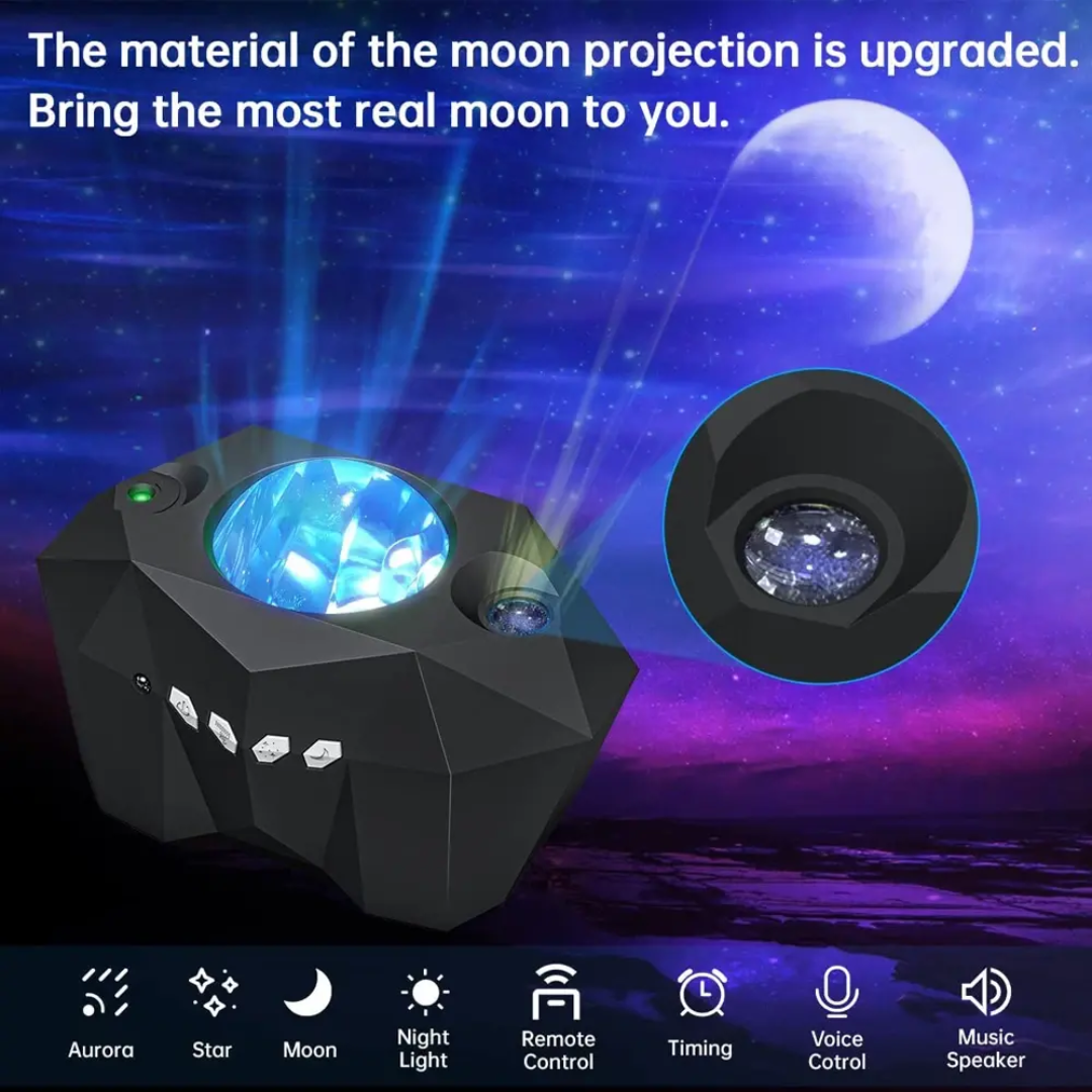 Aurora Star Light: The Perfect Starry Nightlight for Relaxation, Ambience, Parties, and Gifting!