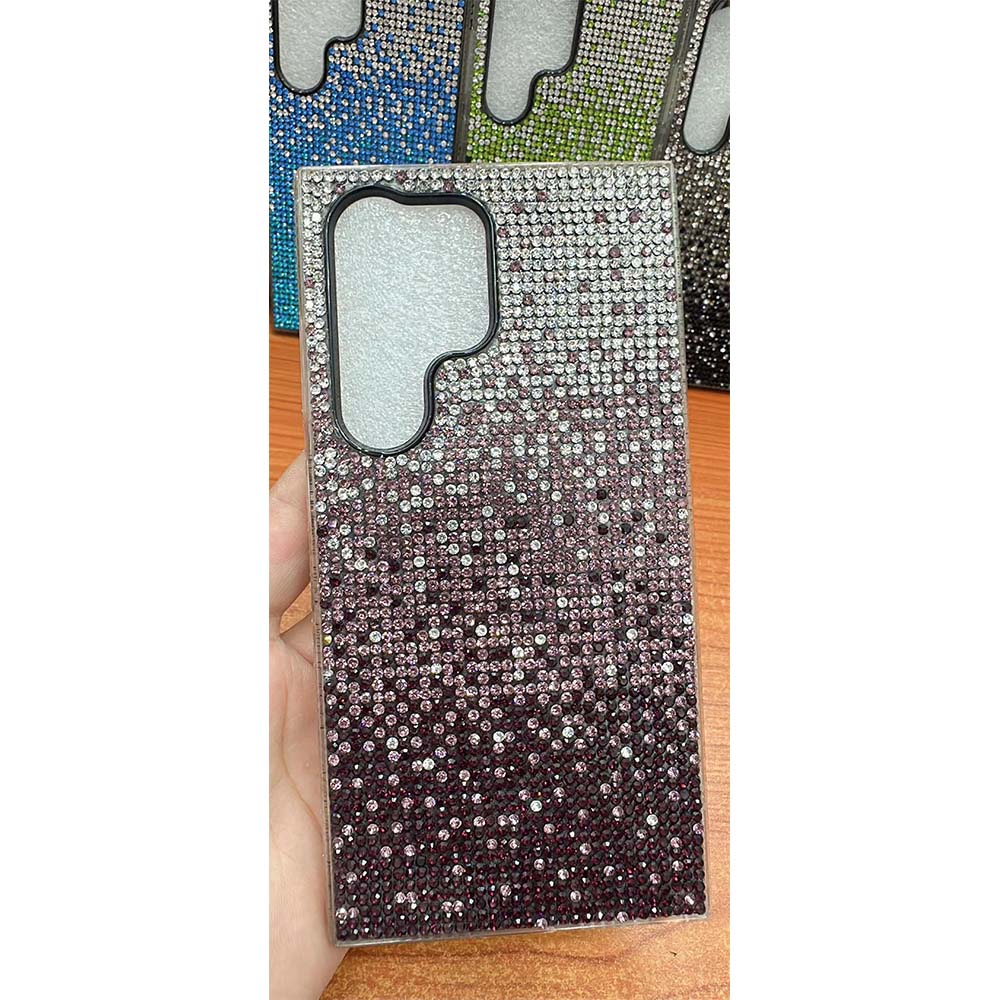 Linman HODON Luxury Gradient Diamond Phone Case for Samsung Galaxy S25 S24 S23 S22 UltraFifty percent discount S21 S20 Plus Note 20 Ultra Case Glitter Bling Grily Soft Shockproof Bumper Cover