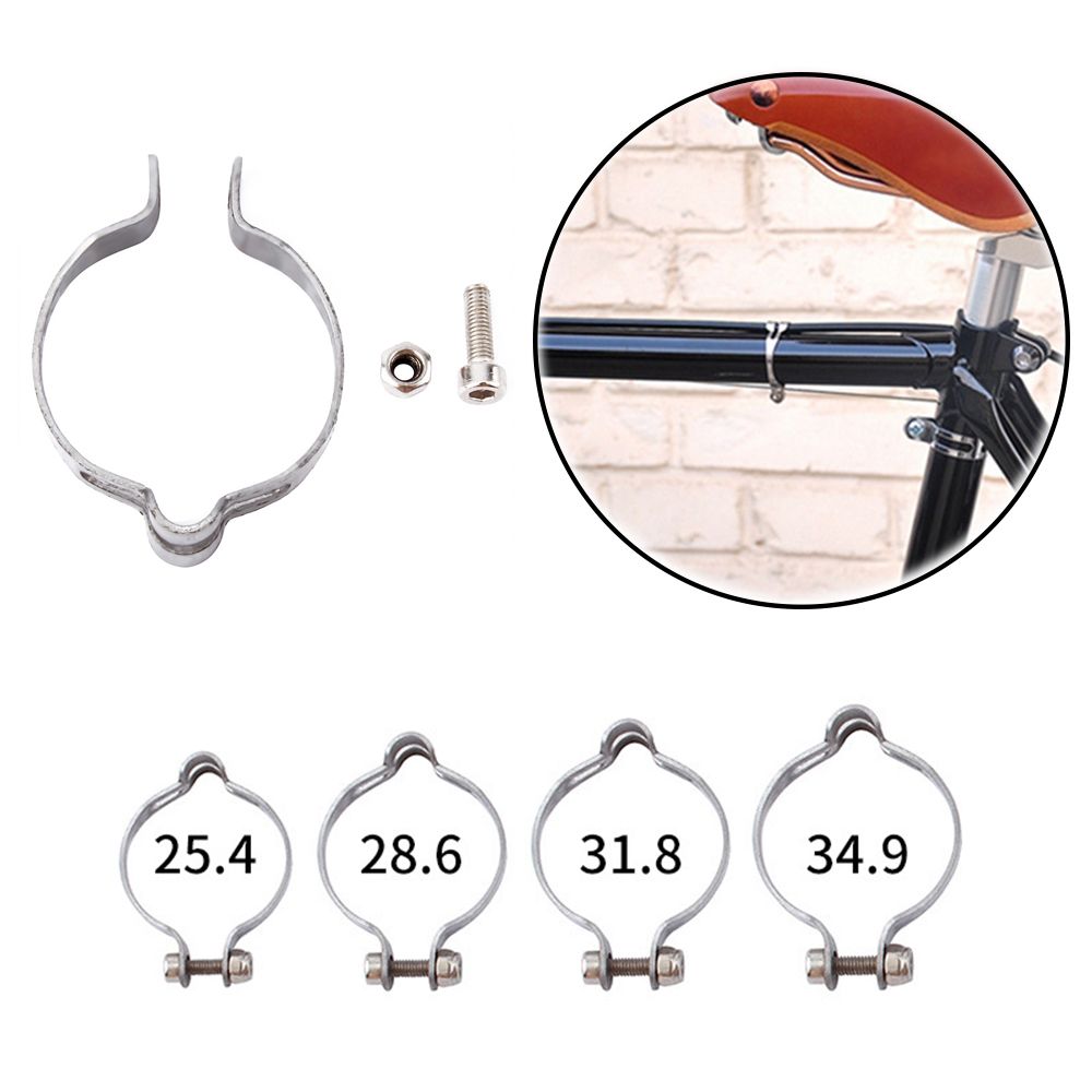 Organization Bicycle Stainless Steel Brake Line Clamp Cable Clip Pipe Buckle Wire Fixed Ring