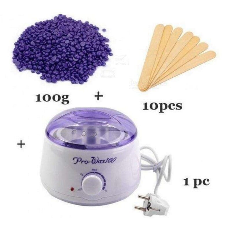 Wax Heater With 100g Wax Beans And 10pcs Spatula - image 1