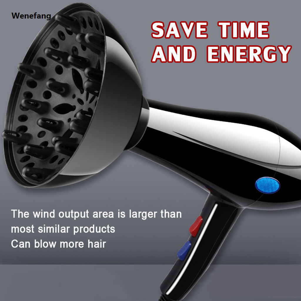Wenefang 1pc Hair Diffuser Professional Hair Styling Curl Dryer Diffuser Universal Hairdressing Blower Styling Salon Curly Tool Black