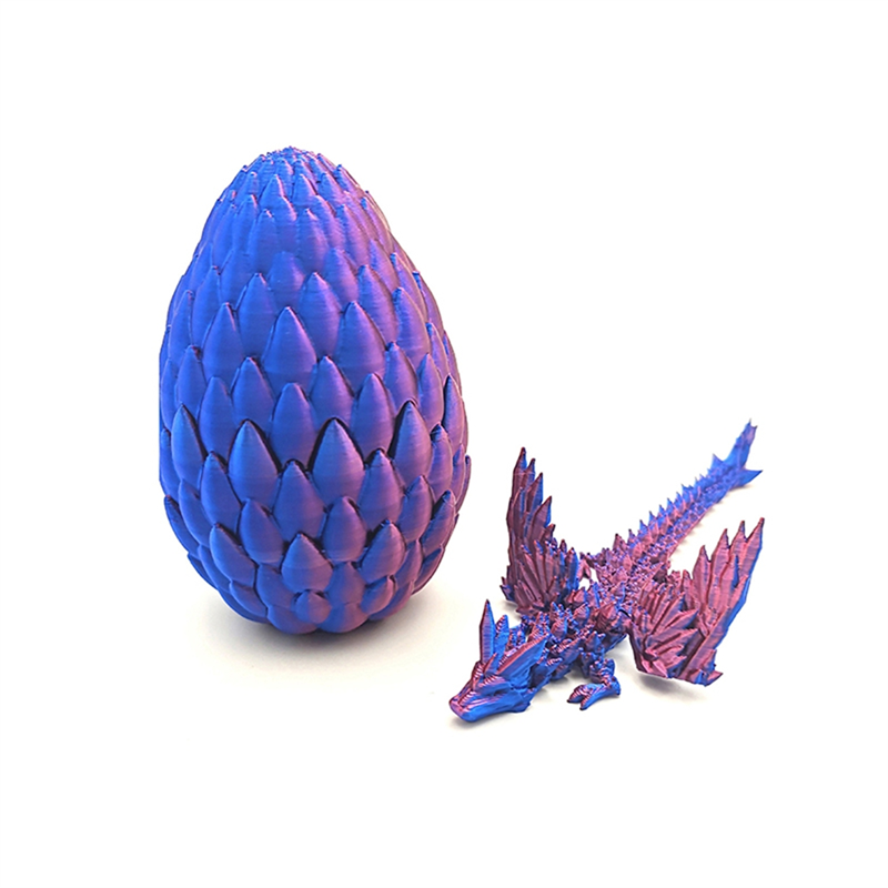 3D Printed Dragon Egg Dragon Eggs with Dragon Inside Crystal Dragon C