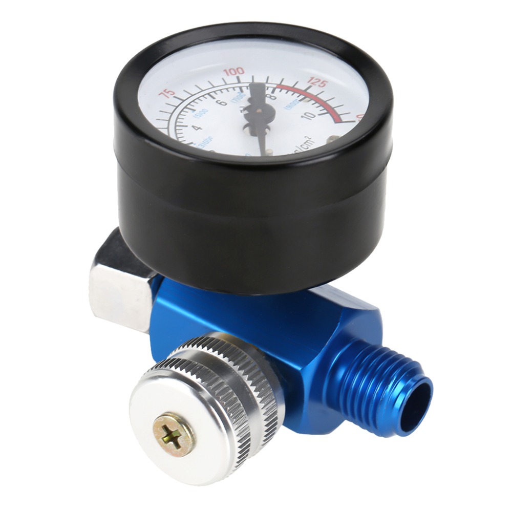 Better​ ​Pressure Gauge​ Air Pressure Regulator​ ​0-150 PSI​ ​Adjustable​ Spray Paint Tool Regulator​ ​G1/4 Thread ​1/4 Inch​ ​Flow Control Valve ​For Spray Tools and Pneumatic Tools​