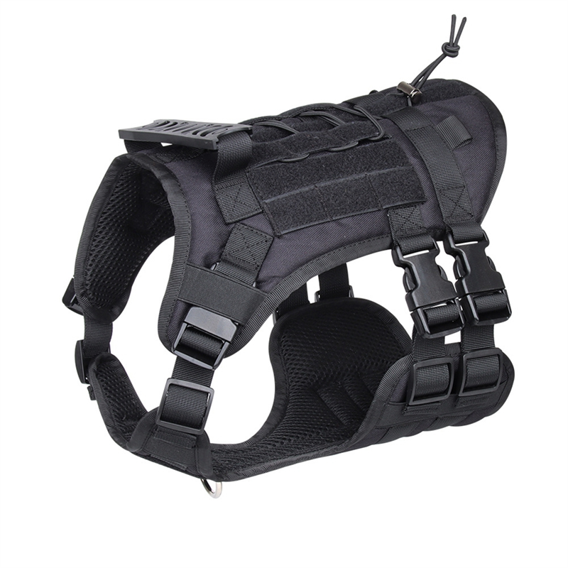 Adventure Vest for Large Dogs, Outdoor Waterproof Chest Harness for Medium to Large Dogs, Size M