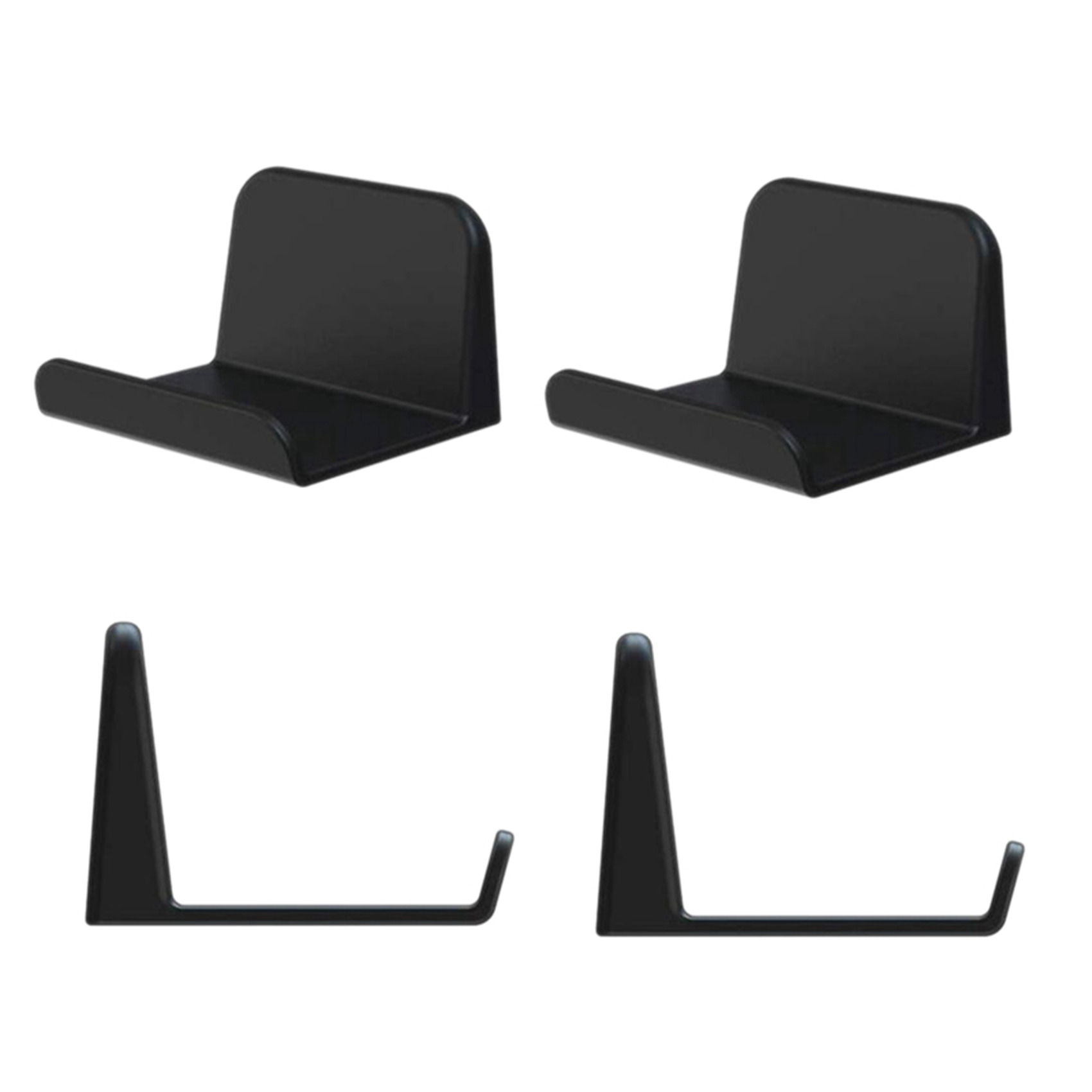 fasdaga 4 Pack for Controller Wall Mount Headphone Stand Headset Holder Hook Stand for Gaming Controller, Cables