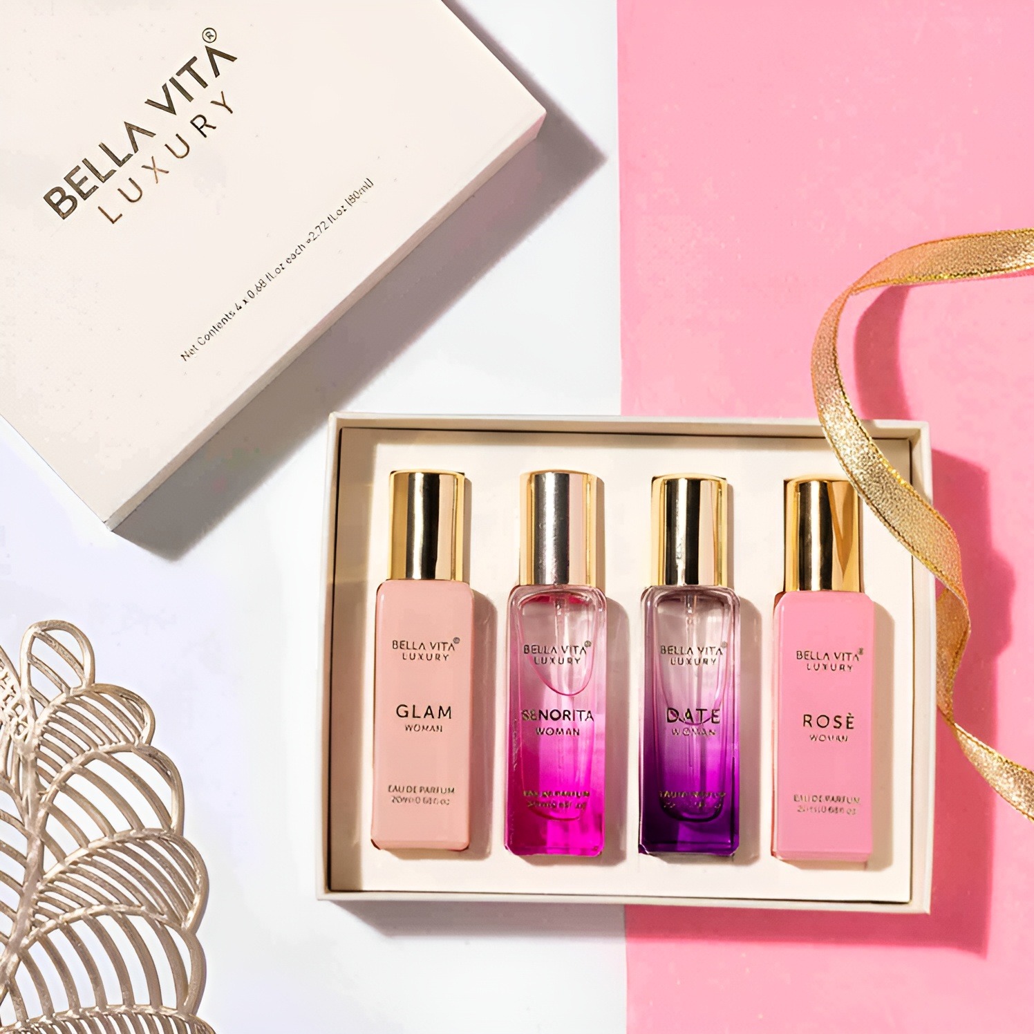 Bella Vita Luxury Unisex Perfume Gift Set - 4X20mls