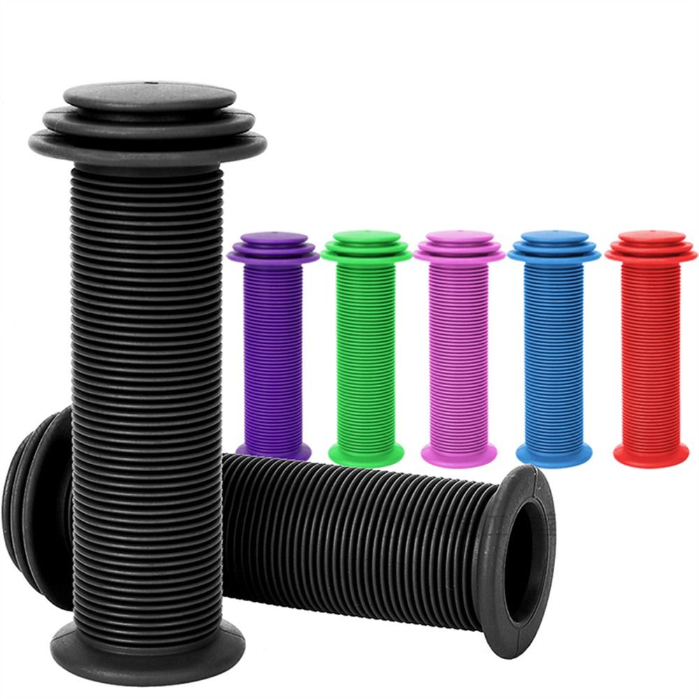 1pair Rubber Bicycle Handlebar Grips MTB Mountain Road Bike Grips BMX Fixie Bike Soft Grips Shockproof Bike Parts Accessories