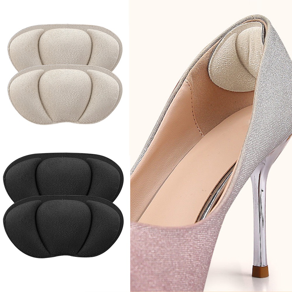 Insole Soft Shoes Heel Pads Half-Size Self-Adhesive Heel Grips Liner Anti-slip Comfortable Heel Cushion Inserts Feet Care