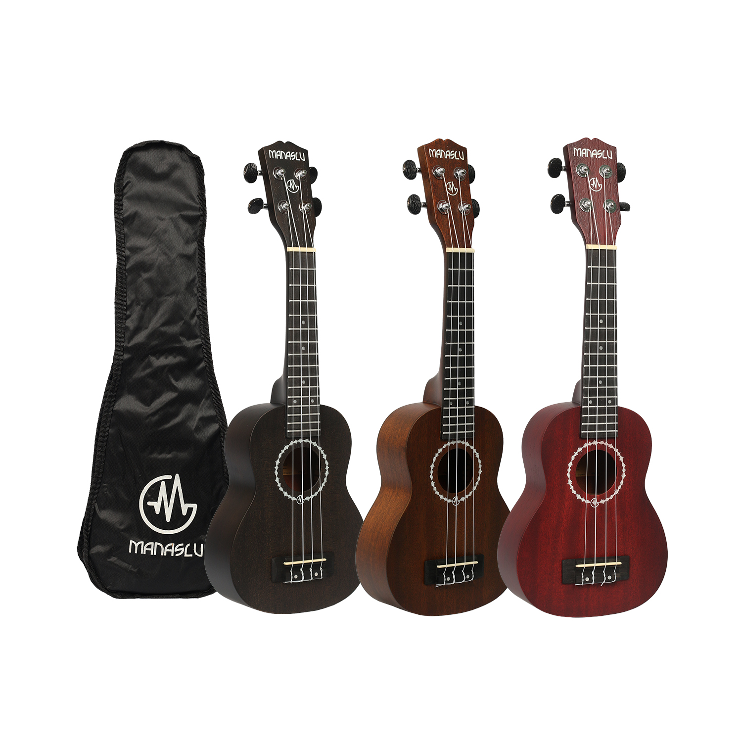 Manaslu Danfe 21 Inch Soprano Ukulele with Bag