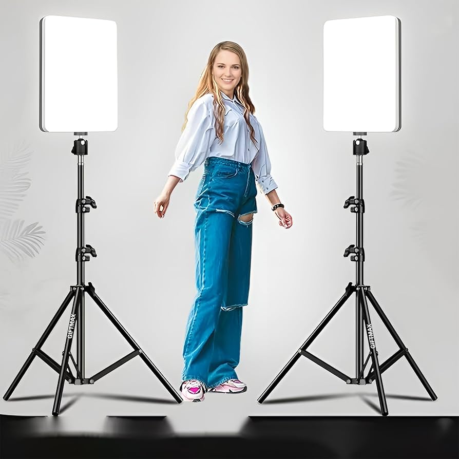 Photography LED Lighting Panel Light Remote Control for Live Stream Video Photo Lamp RL-24/19