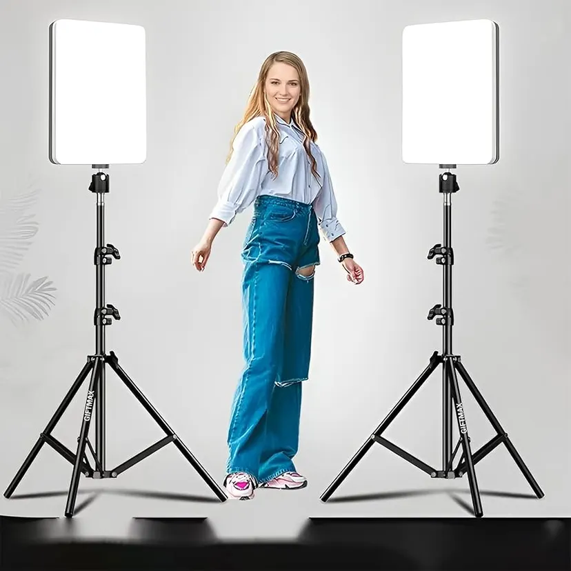 Photography LED Lighting Panel Light Remote Control for Live Stream Video Photo Lamp RL-24/19