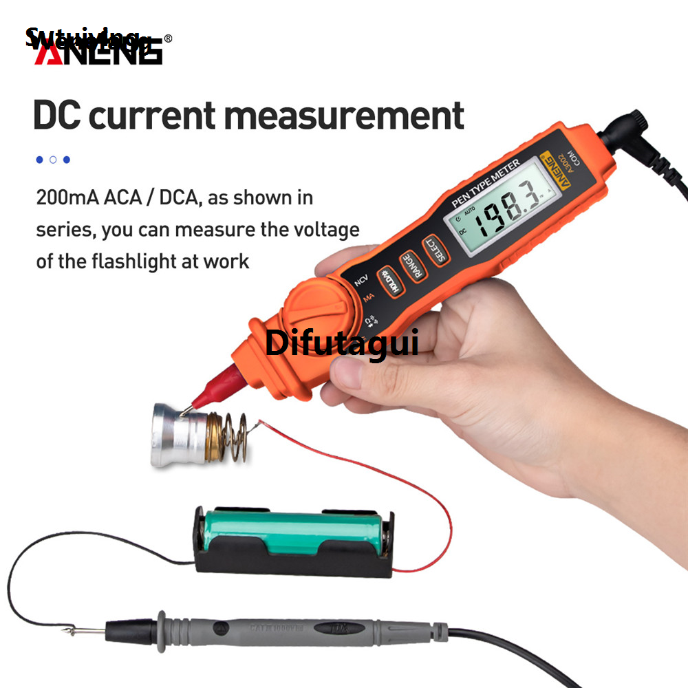 Difutagui Wenefang Sutuiying ANENG A3002 Smart Digital Multimeters AC/DC Voltage Measurement New Hot Selling Portable Electric Current Tester Multifunctional Professional Tools