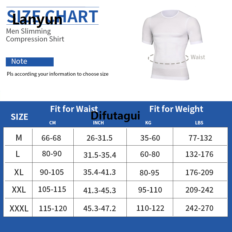 Difutagui CXZD Men Corset Body Slimming Tummy Shaper Fat Burning Vest Belly Luxury Waist Girdle Shirt Shapewear Underwear Waist Girdle Shirts