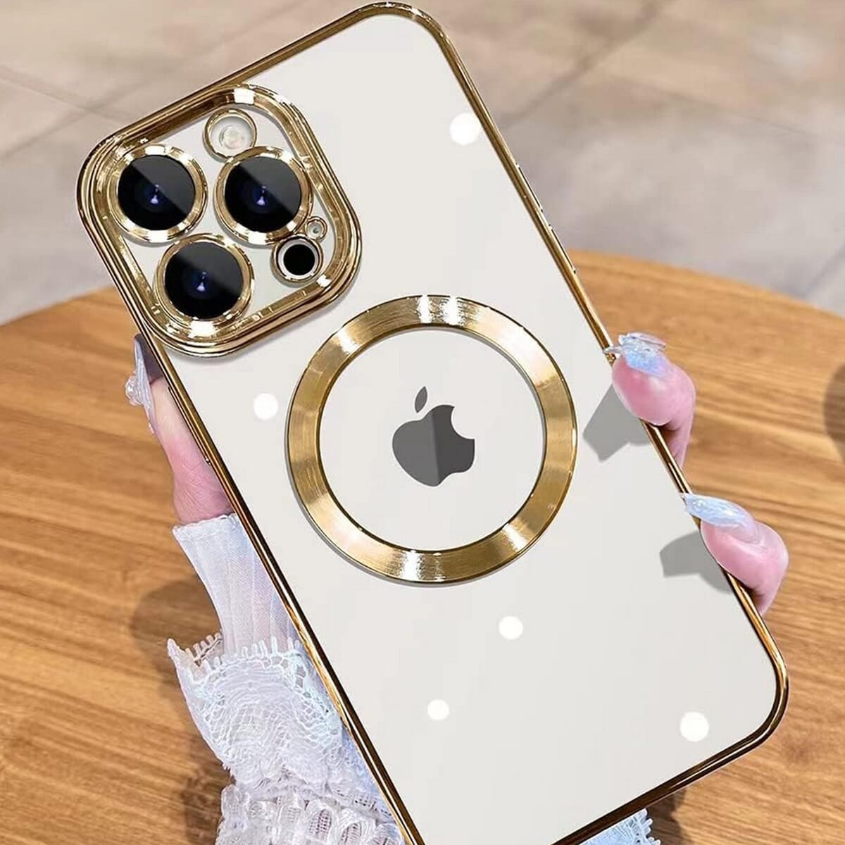 Viral Logo Cut Ceramic Case For Iphone 12 Pro Max
