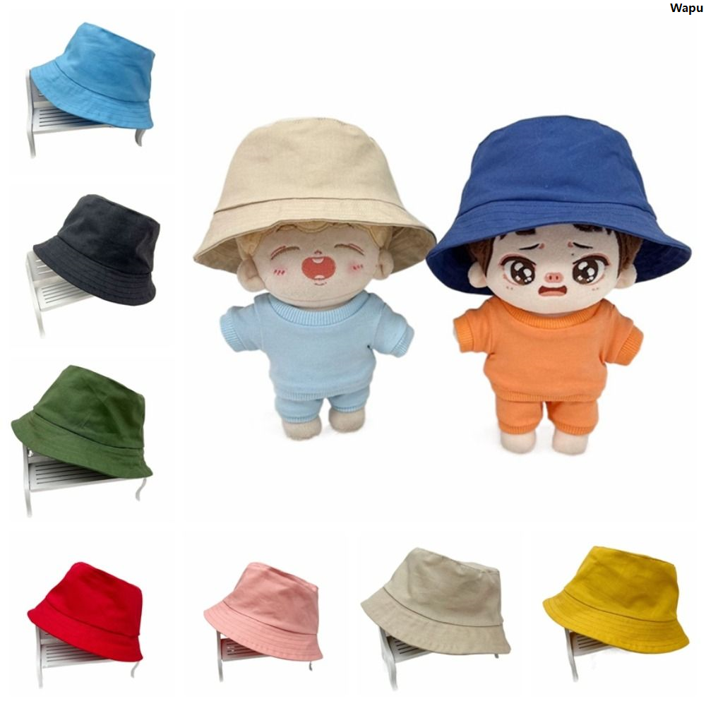 Difutagui Profesional Toy Girl Mini Cute DIY Style Celebrity Cm 20cm Fashion 10 Cotton Portable Doll Color Bucket Hat Cute with Same Mini Panama Hat Bucket Hat